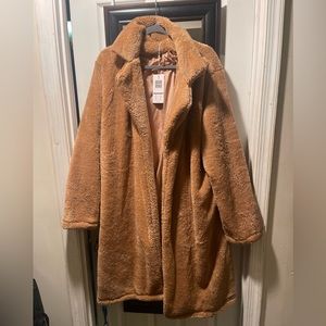 Soft teddy coat
